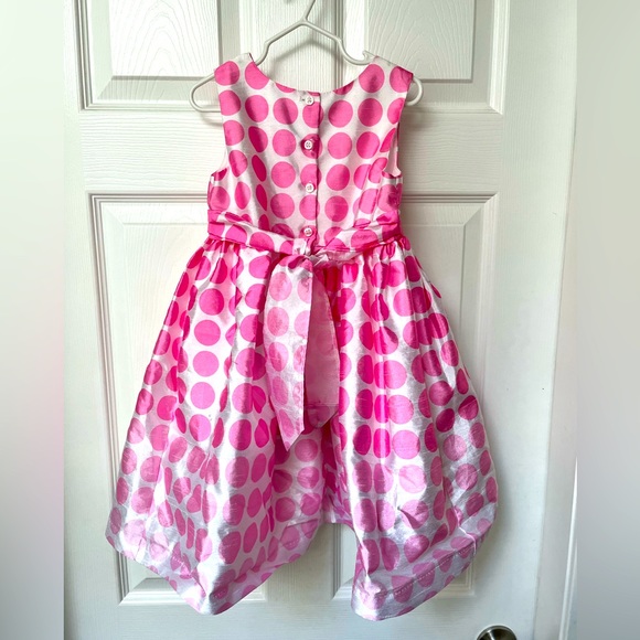 Bundle & save Size 5 Newberry Pink Polka Dot dress - Picture 2 of 2